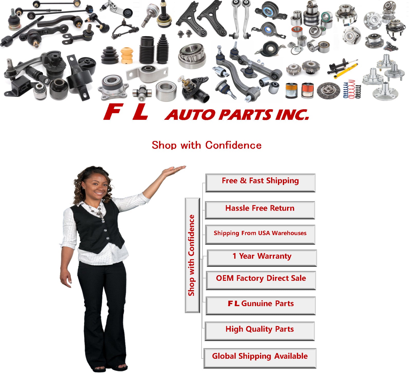 for Toyota for Land Cruiser LC200 2009-2018 Front Bumper Bracket Set 52025-60030