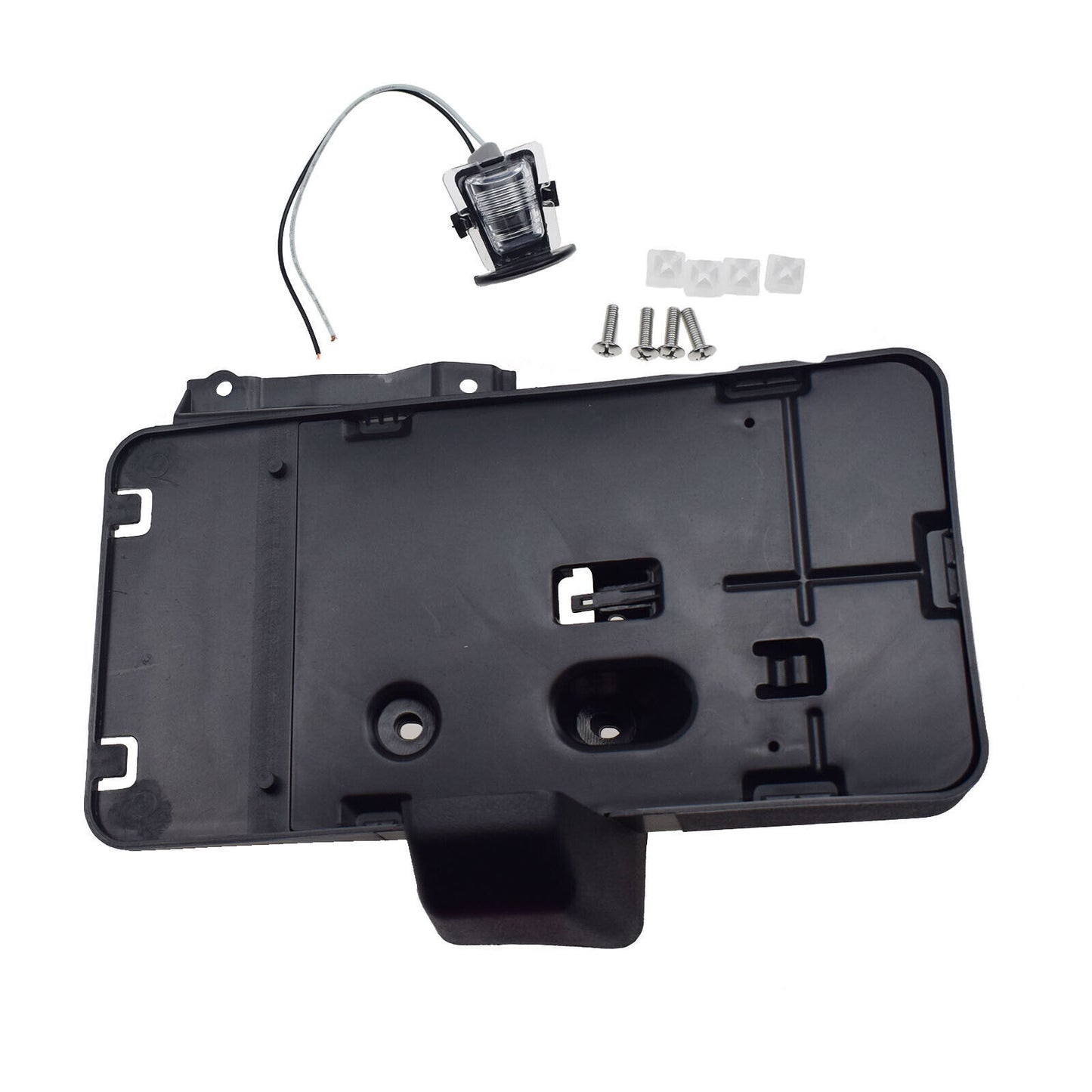 For 2007-17 for Jeep for Wrangler JK Rear License Plate Mounting Holder Bracket Light