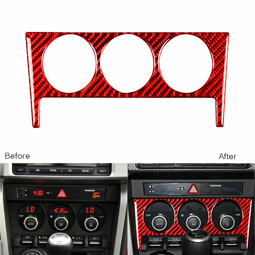 Carbon fiber center console switch panel suitable for Subaru BRZ and for Toyota 86 (2013-20)