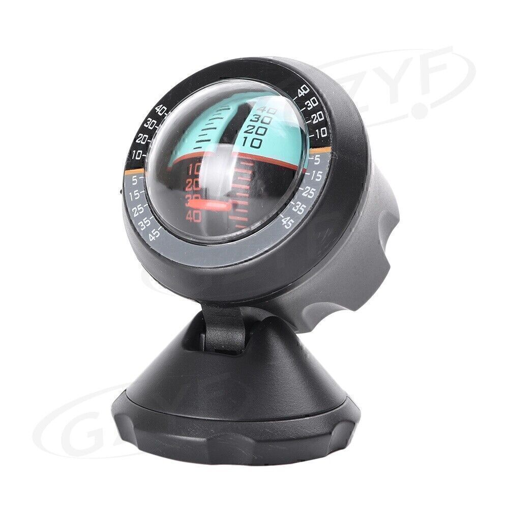 Auto Offroad Inclinometer Gauge Angle Protractor Slope meter Level Tilt Gauge