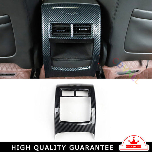 Car Rear Air Outlet Vent Frame Trim Fit for Cadillac CT6 2016-2020 Carbon Fiber