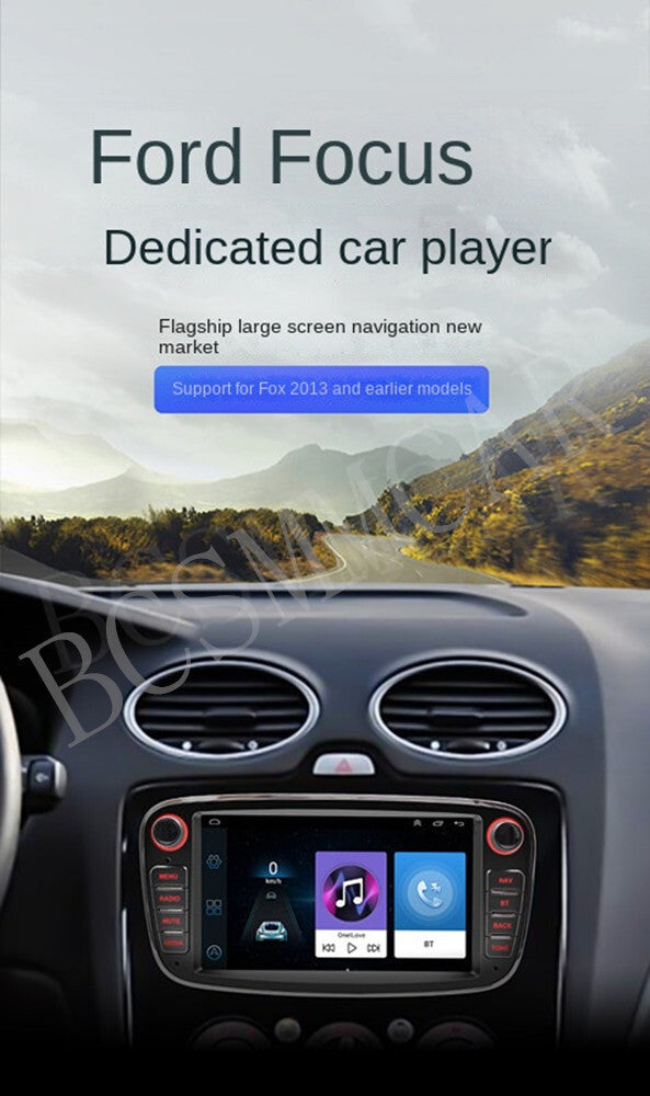 Fit for Ford Focus 2004-2012 7IN 2Din Car Stereo Radio GPS WIFI Video Player