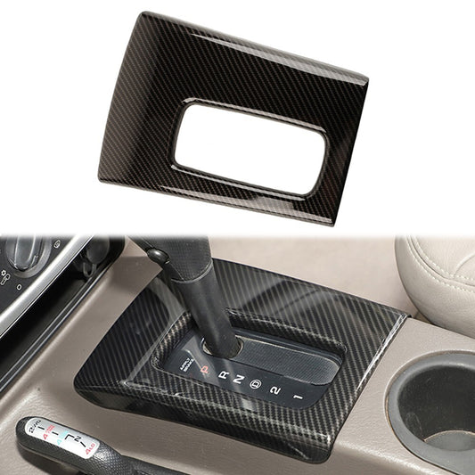 Central Control Gear Shift Panel Cover Trim for Jeep Liberty 1999-06 Carbon ABS