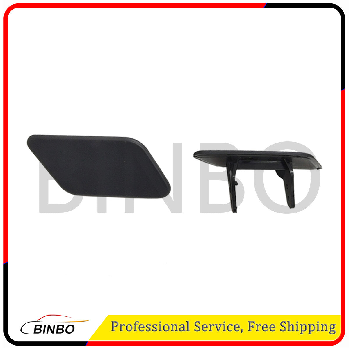 2Pcs Bumper Headlight Lamp Washer Cap Cover Fit for BMW X3 F25 2011 - 2014