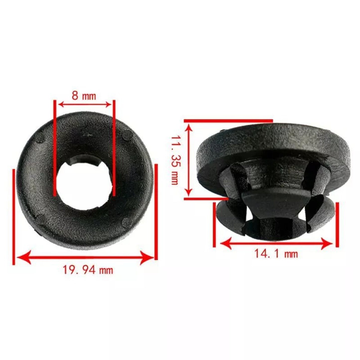 25Pc for Honda Accord for Civic Hood Prop Rod Pivot Grommet Holder  91604SD2013