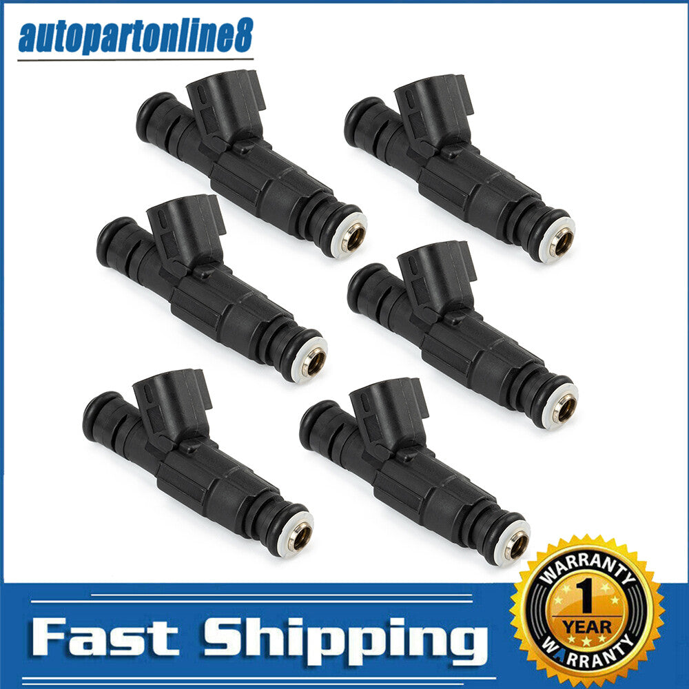 6-piece fuel injector upgrade with 4 holes for 1999-2004 for Jeep Cherokee 4.0L L6 0280155784
