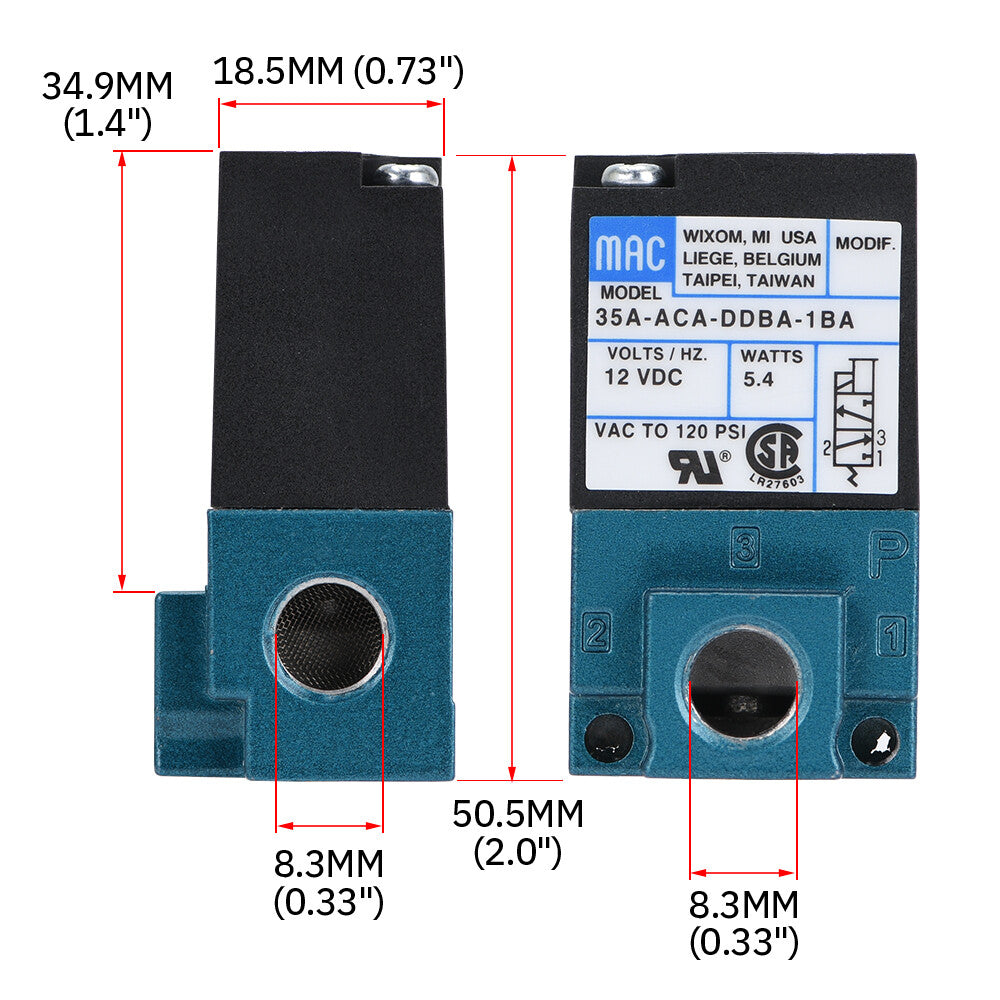 MAC Electronic Boost Control Solenoid Valve PWM 35A-ACA-DDBA-1BA for Honda for Acura ECU