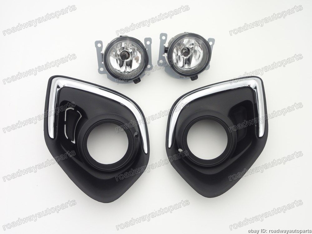 Driving Fog Light Lamps w/Cover for Mitsubishi Outlander Sport ASX RVR 2013-2015