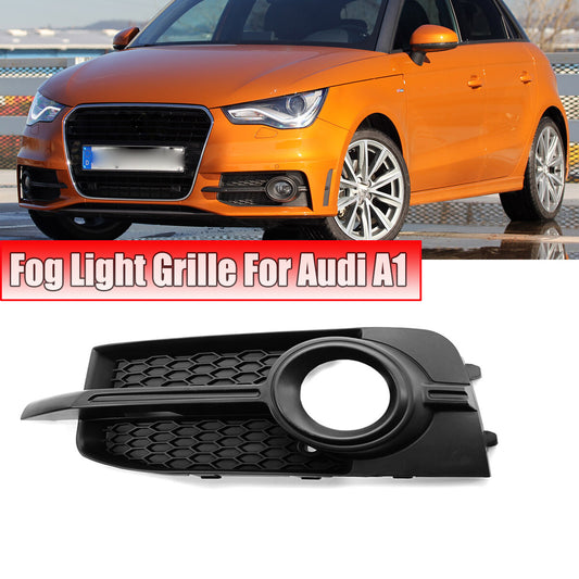 Left bumper fog light grille cover honeycomb grille for Audi A1 8X S Series 10-14