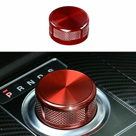 Red Zinc Alloy Console Gear Shift Knob Cover 1P for Range Rover Evoque 2016-2019