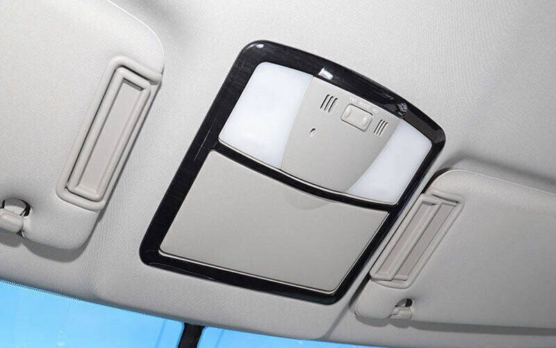 Front Reading Lamp Frame Cover Black Wood Grain for Nissan Armada Patrol 2017-24