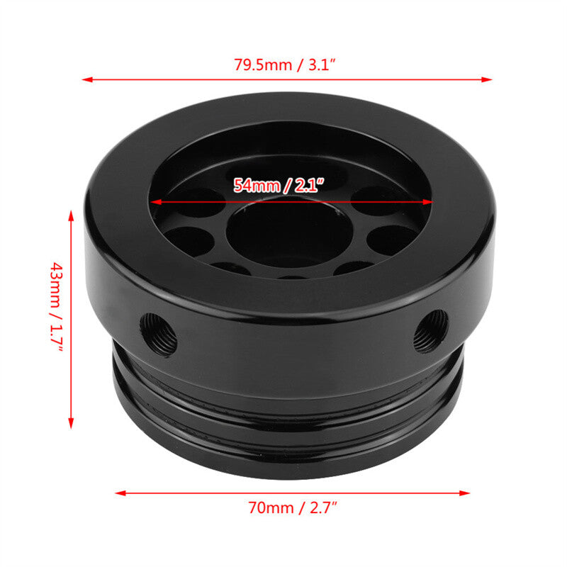 Oil Sandwich Plate Adapter for Toyota GT-86 for Scion -S for Subaru BRZ Temp Pressure