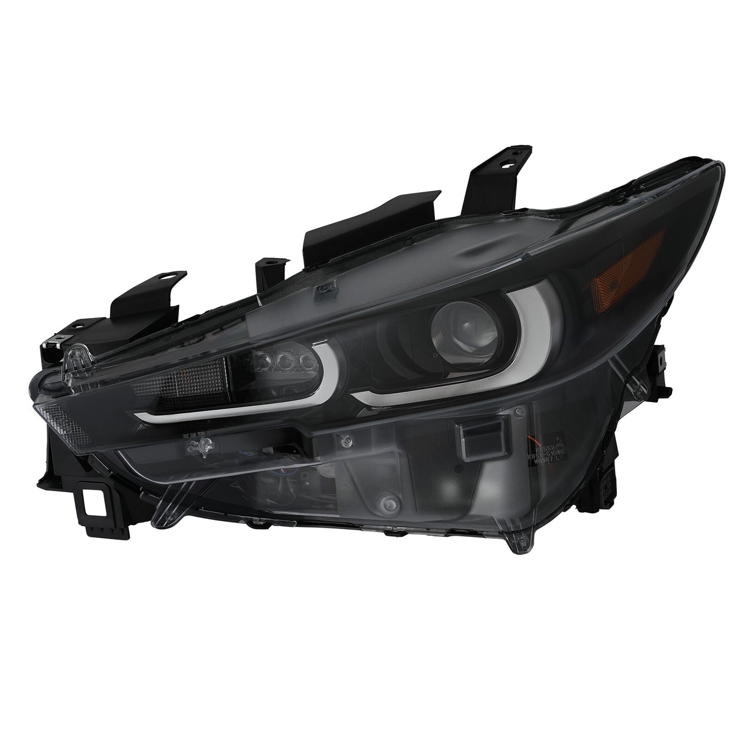 Full LED Non-AFS Headlights Headlamp Assembly Pair For 2022 2023 2024 for Mazda CX-5