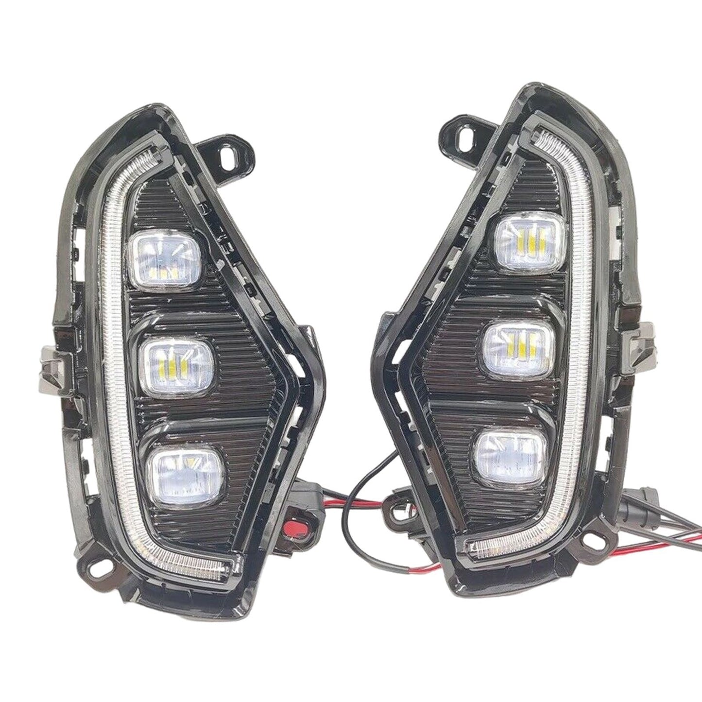 LED DRL daytime running lights, fog lights, and bumper suitable for Toyota RAV4 2019-2022