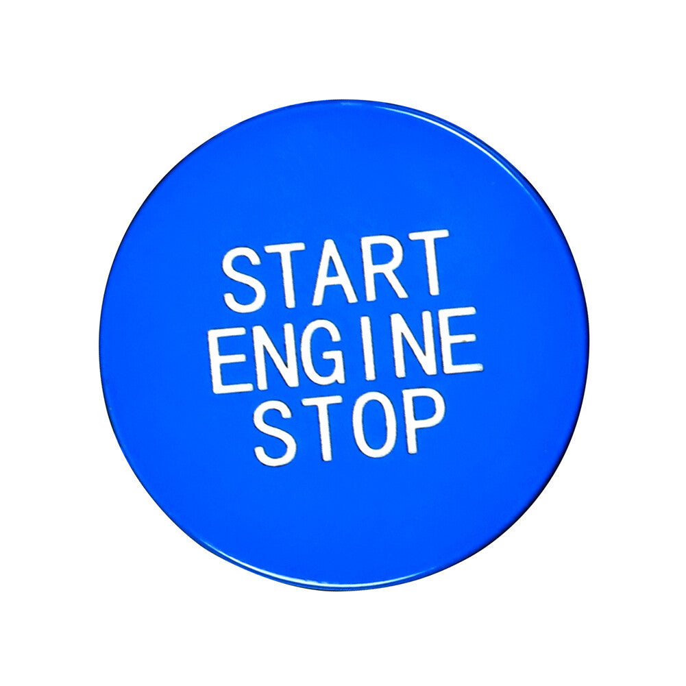 Blue Car Engine Start Stop Button Switch Cover Trim for BMW 3 8 X Series
