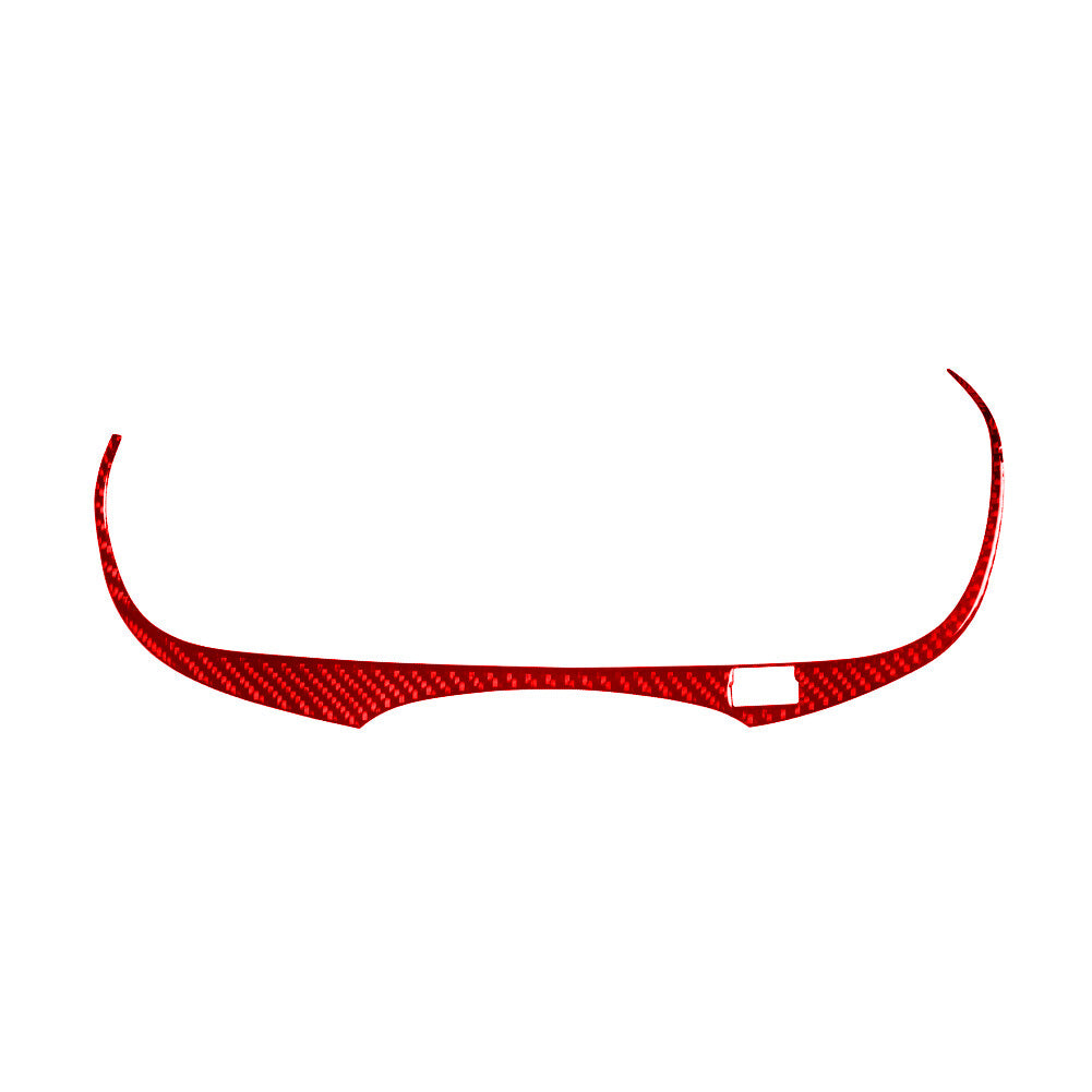 Red Carbon Fiber Speedometer Decal Panel Cover Trim for Hyundai Azera 2006-2011