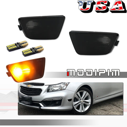 European-style side marker light strip with amber LEDs. Combo package for 2011-2015 for Chevrolet for Cruze .