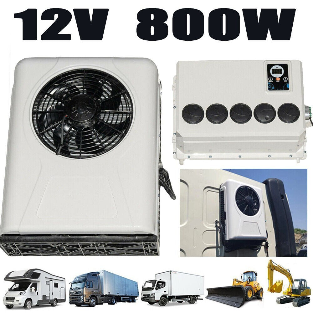 Truck Air Conditioner 24V 12000BTU Split AC Fits Semi Trucks Bus RV Caravan