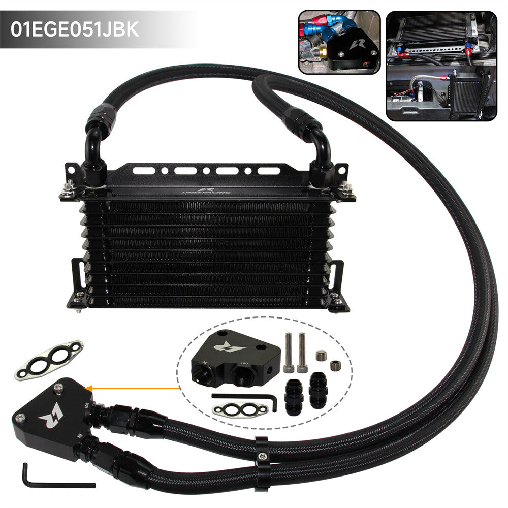 10 Row Engine Oil Cooler Kit For LS1 LS2 LS3 LS6 LS7 LS9 4.8L 6.0L 6.2L GM CK
