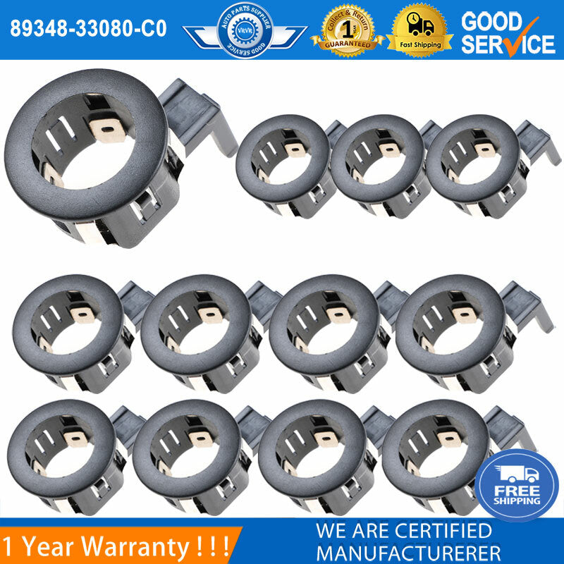 12-pack for Toyota Tendera 2007-2013 PDC Parking Assist Sensor Fixing Kit (89348-33080)