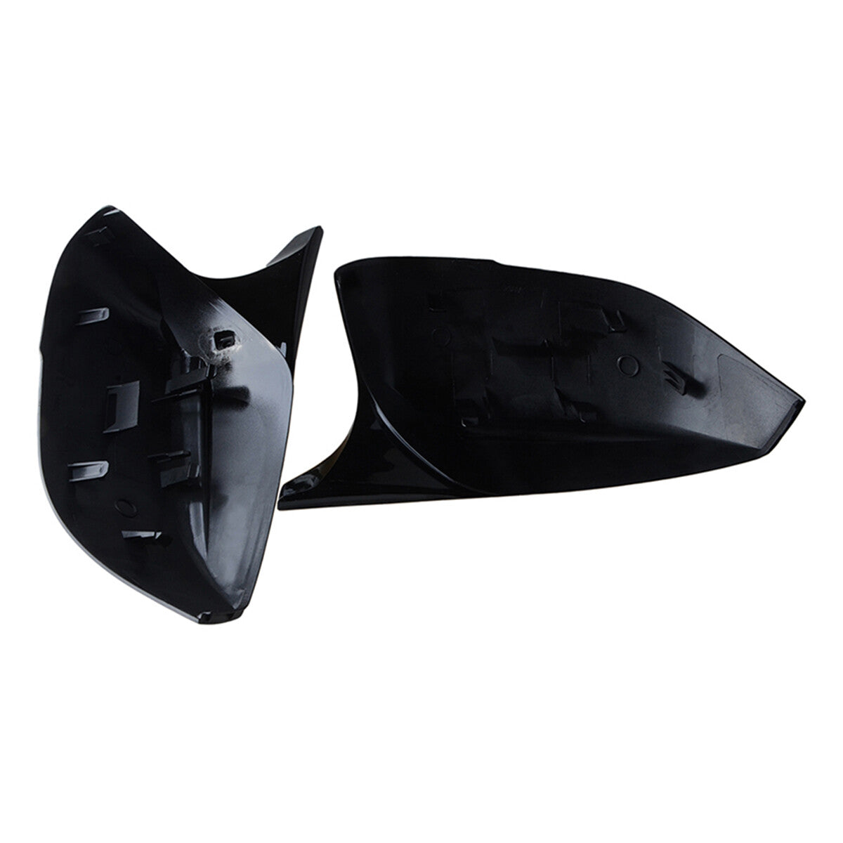 2x Rearview Mirrored Wing Caps for Infiniti Q50 Q6 2014-2022 M3 Gloss Black