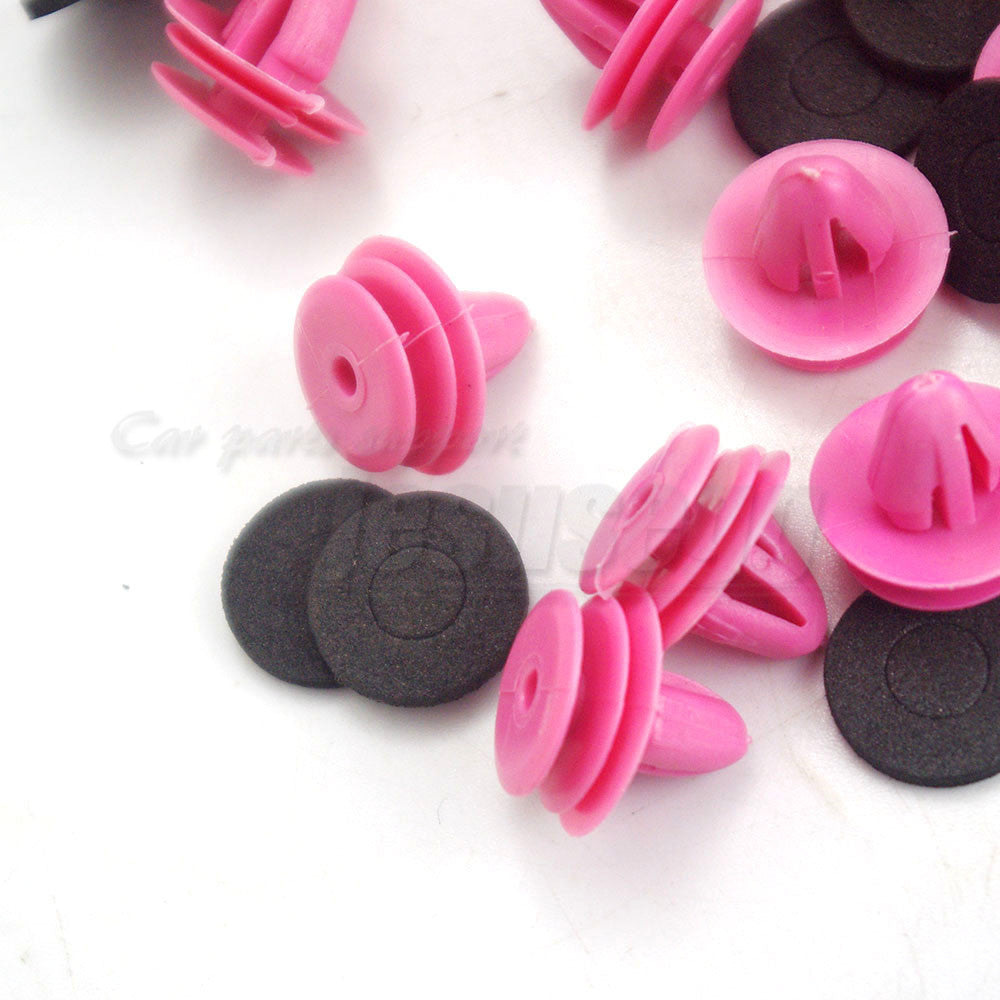 30pcs Clips Pink Trim Panel Clip Fastener Rivet Retainer for Hyundai 82315-27000