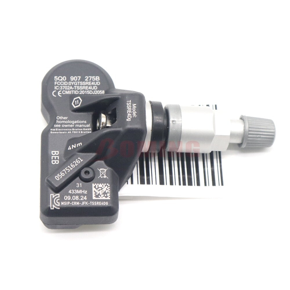 4PCS TPMS 5Q0907275B Tire Pressure Monitoring Sensor for PORSCHE for AUDI for McLaren for VW