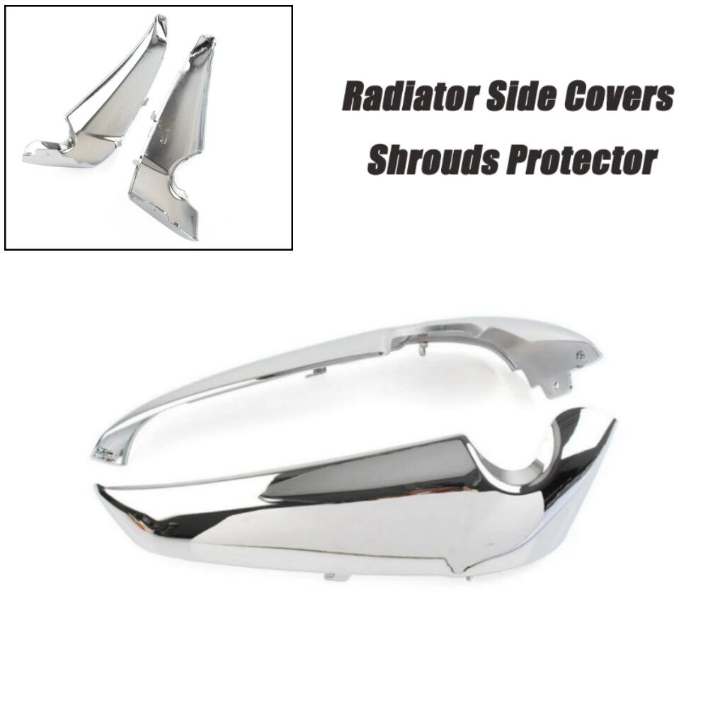 Pair Left Right Radiator Side Covers Shrouds for Harley V Rod VROD VRSC 2001-Up