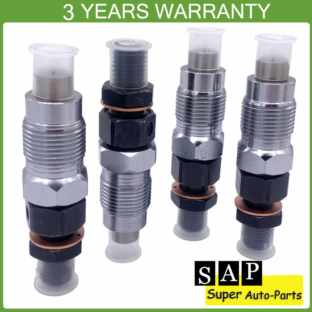 Set of 4 Fuel Injectors Diesel Nozzle 093500-4052 for Toyota 2L-T 23600-54090