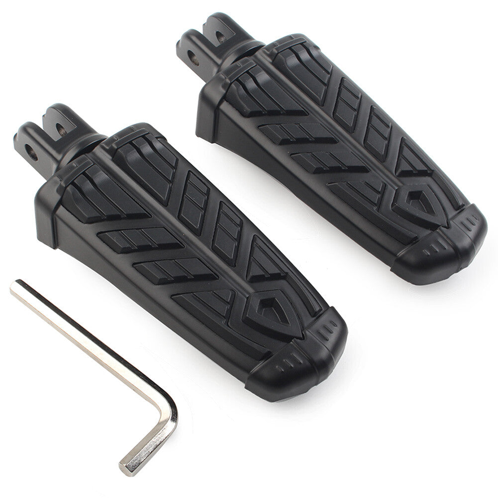 Vordere Fu?st¨¹tzen Rider Fu?pedal f¨¹r for Harley FXBB FXBR FXBR FXLR Schwarz