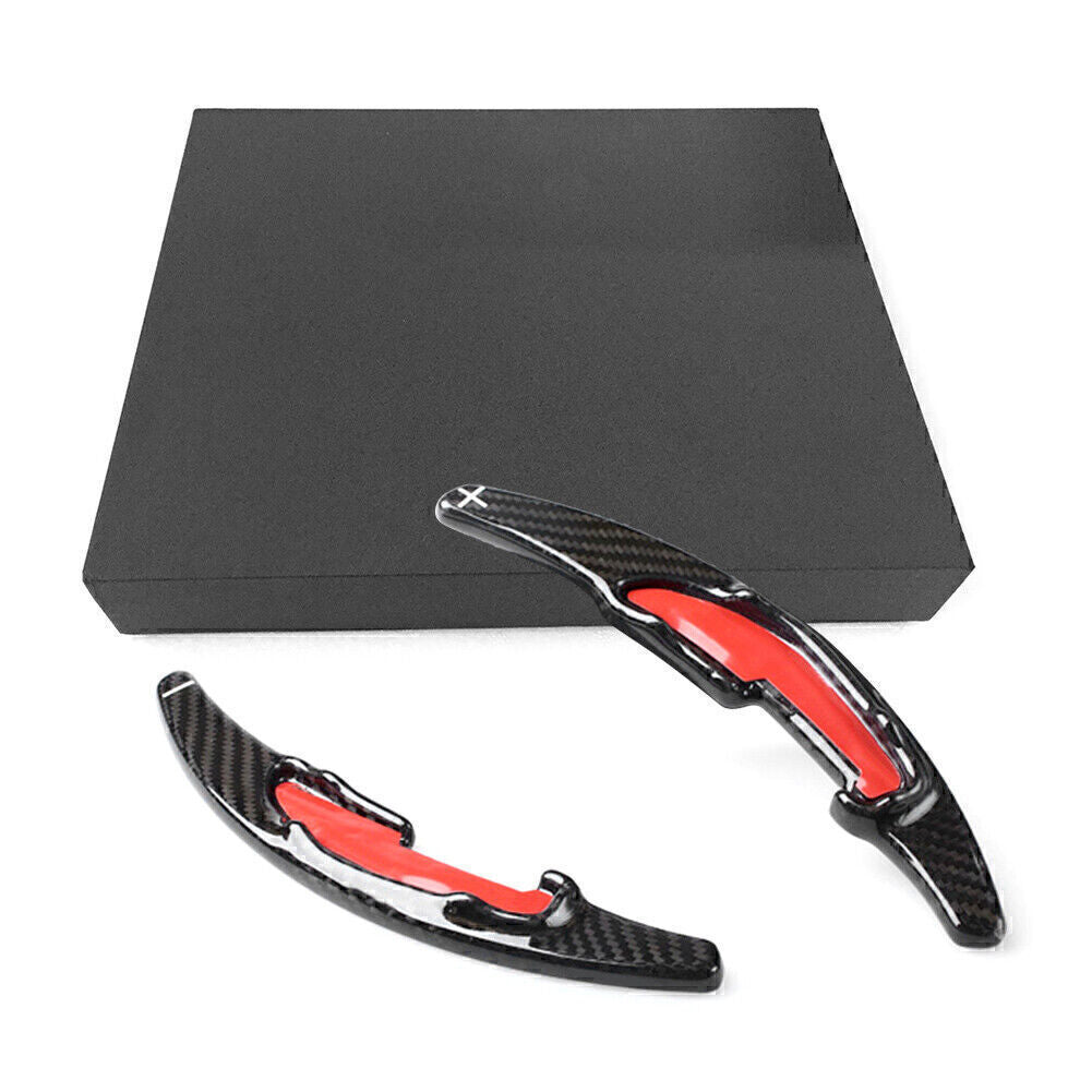 Carbon Fiber Paddle Steering Wheel Shifter Extensions Fit for BMW M2 M3 M4 M5 M6 X5M