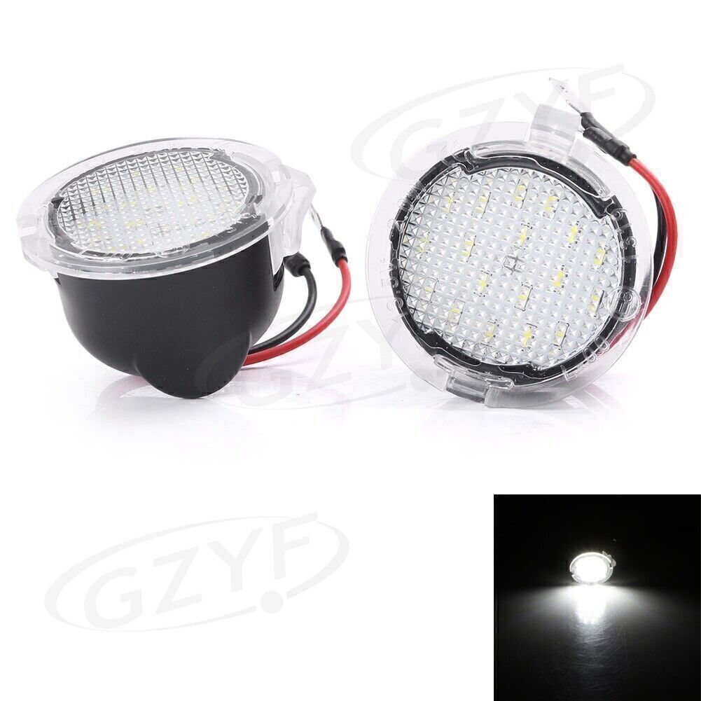 for Ford F150 2009-14 White High Bright 2x LED Side Mirror Puddle Lights