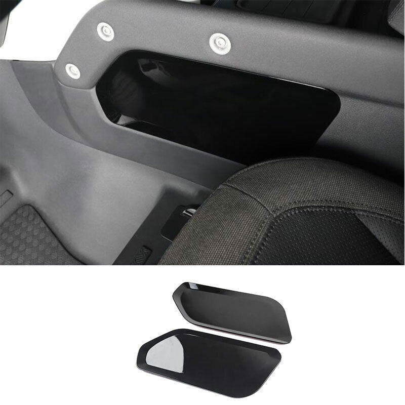 for Land Rover for Defender 2020-25 Black Inner Storage Box Side Partition Trim 2PCS