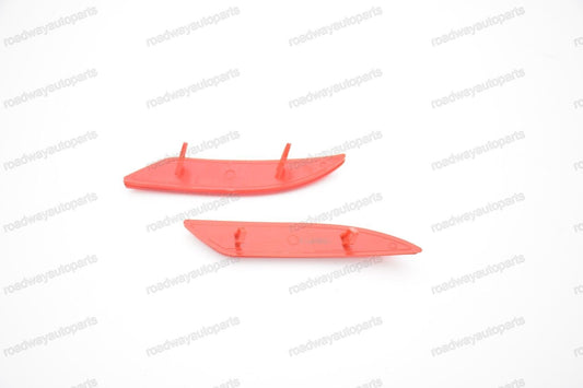 Red Rear Bumper Light Reflector Left Right Fit for Ford Fiesta 2009-2012 sedan