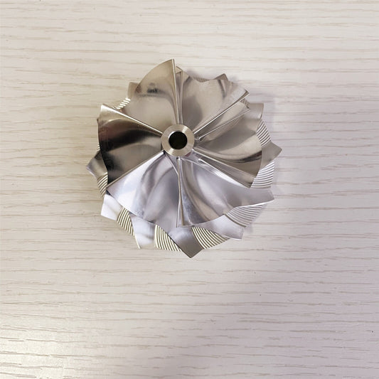 RHF55 57.00/73.04 mm 6+6 blade high-performance turbine blank compressor wheel