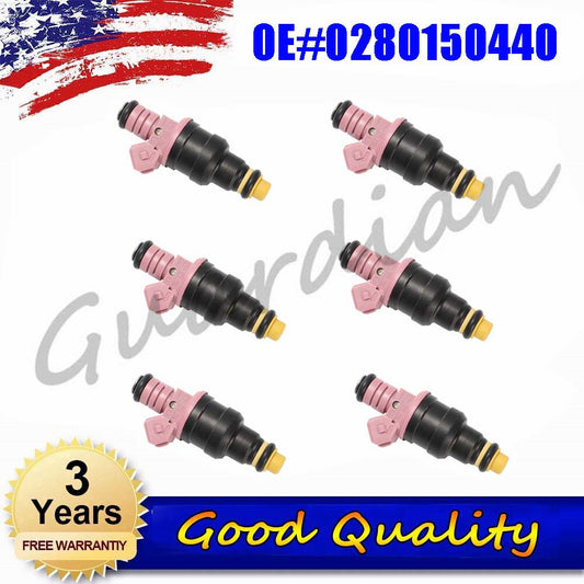 6-pack of fuel injector replacement parts (0280150440) for BMW Z3 328i 328is M3 528i