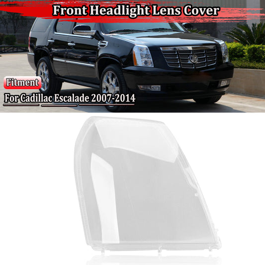Right front headlight lens cover headlight replacement part for Cadillac for Escalade 2007-14