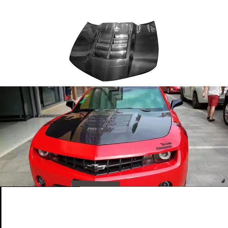 for Chevrolet Camaro 2010-2015 Heat Extractor Style Carbon Fiber Cover