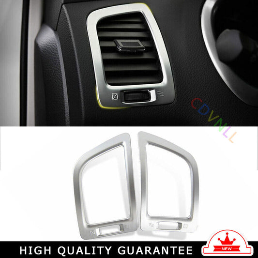 LR AC Air Outlet Vent Cover Trim for Nissan Altima Teana 2013-2018 Matte Silver