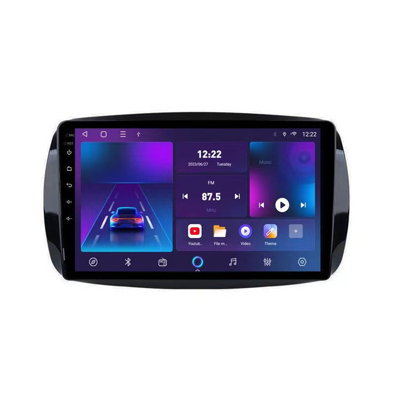 Car Android Radio Video Stereo Multimedia 9inch Navi GPS for Smart 453 Fortwo