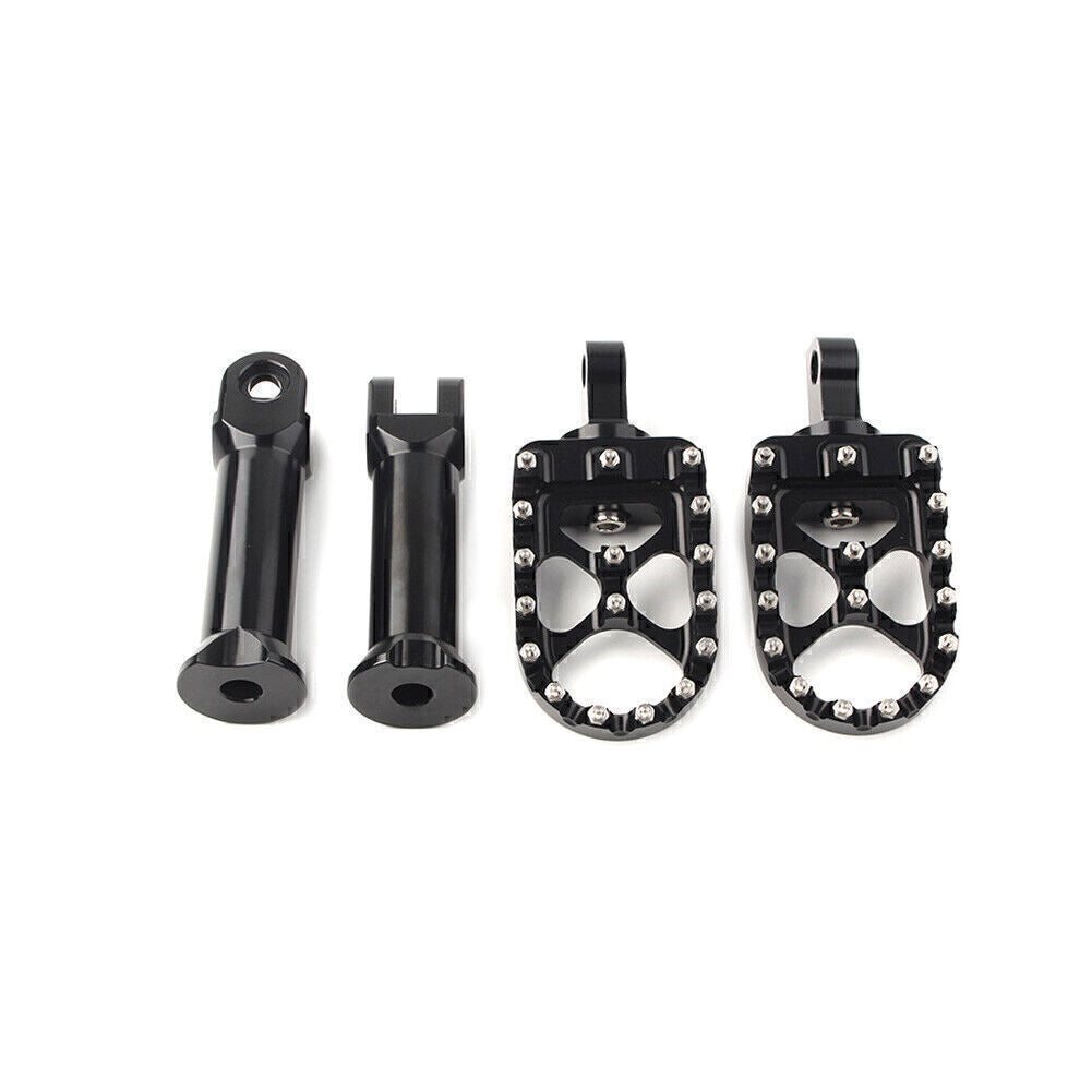 for Harley Softail Street Bob 2018-2020 Black Rear Passenger Foot Pegs W/Bracket