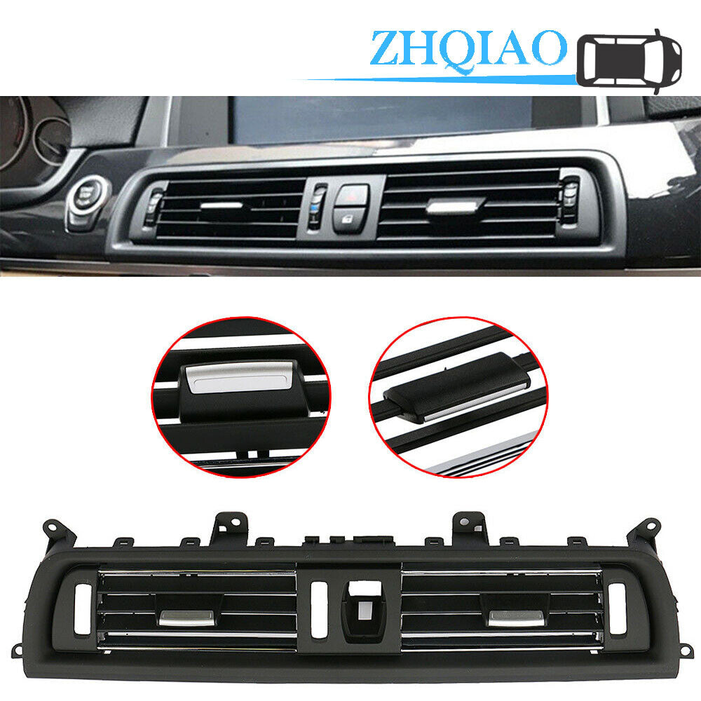 64229166885 Front Console Grill Dash AC Air Vent Black Fit for BMW 5 Series 520 523