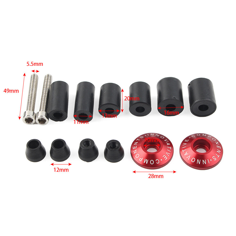 Motorcycle CNC 7/8 Handle Bar End Weights Handlebar Cap Plugs Dirt bike Silver