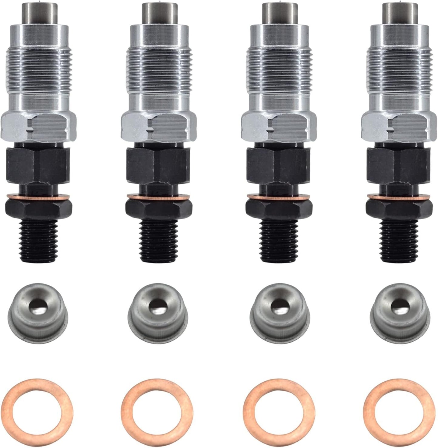 4PCS Fuel Injector Nozzel Assy 16454-53905 For Kubota V2403-M V2203 V2003 D1703