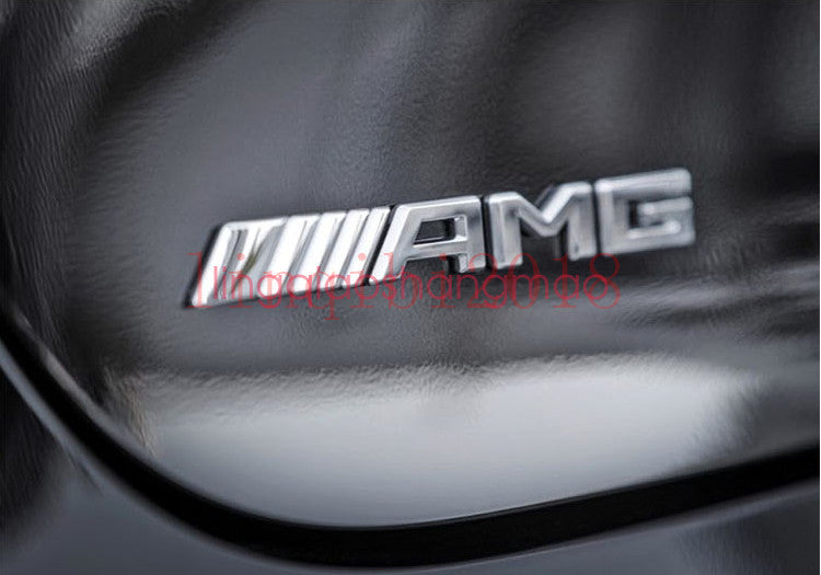 SL 63+ AMG + V8 BITURBO Letter Trunk Embl Badge Sticker for Mercedes-Benz