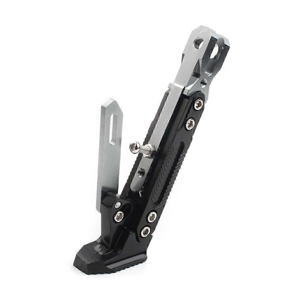 Steel Motorcycle Non-slip Adjustable Kickstand Foot Side Support Stand