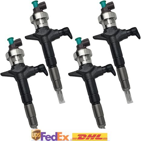 4X Fuel Injector 095000-6172 8-98055863-2 for Isuzu Diesel Engine 4JK1 4JK1-TC