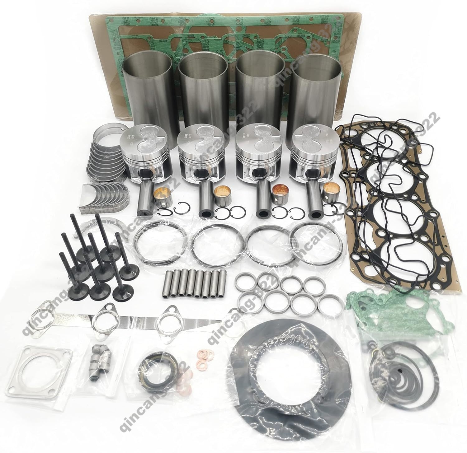 Overhual Rebuild Kit for Perkins 404D-22T 104-22 404C 2.2 Liter Engine