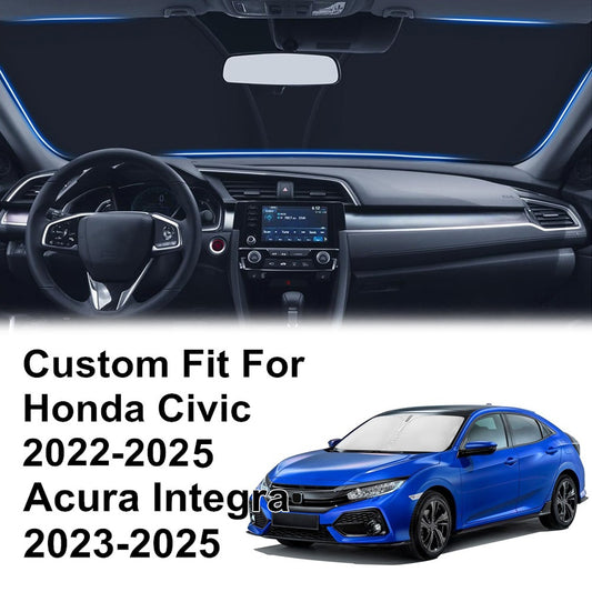 For 2023-2025 for Acura Integra Car Front Windshield Sun Shade Cover Accessories