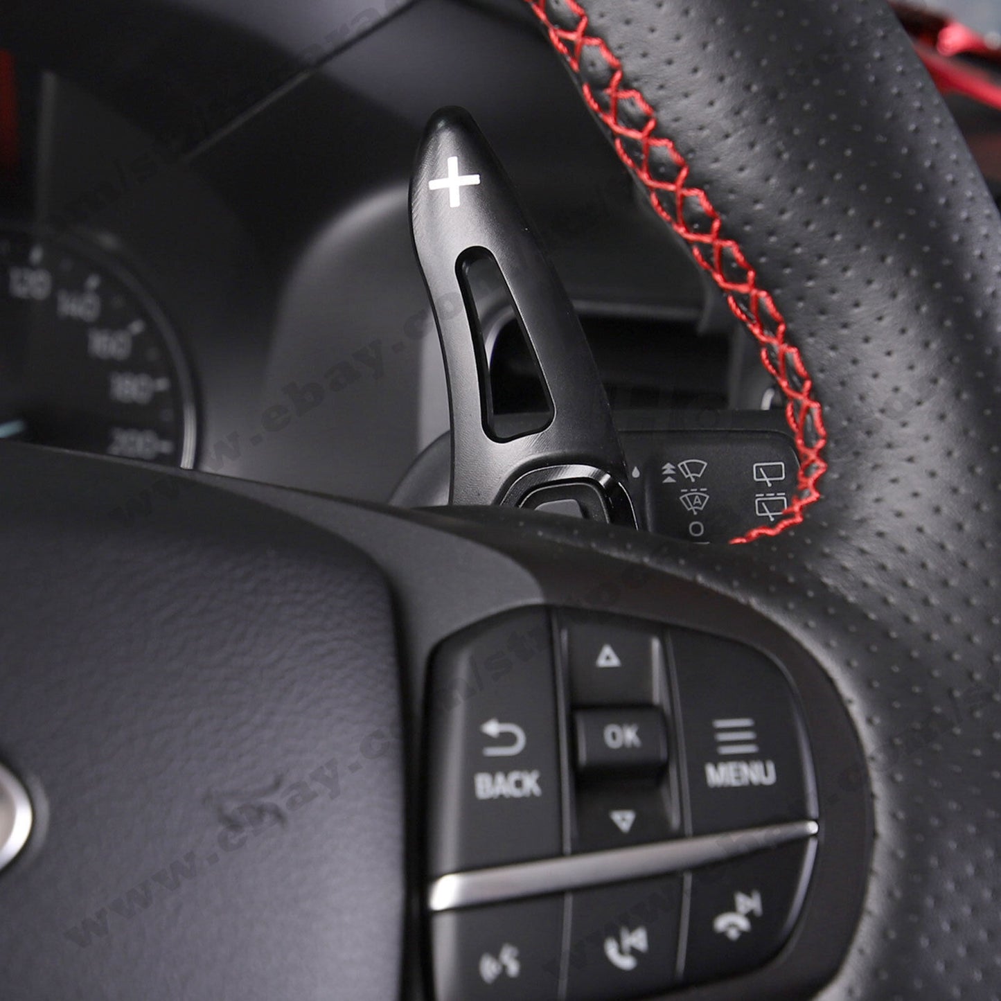 Steering Wheel Shift Paddle Shifter Extension Trim for Ford Explorer 2020 2021